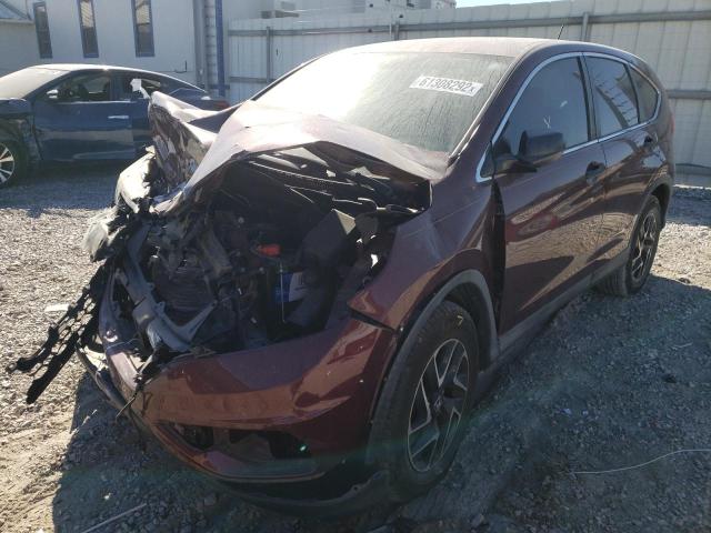 Photo 2 from auction – 2016 HONDA CR-V SE with VIN 2HKRM3H46GH533522
