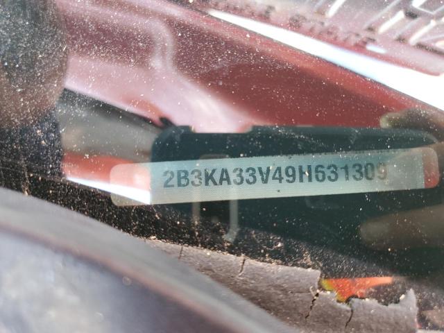 Photo 10 from auction – 2009 DODGE CHARGER SX with VIN 2B3KA33V49H631309