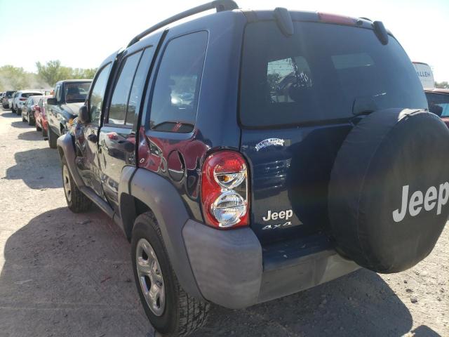 Photo 3 from auction – 2005 JEEP LIBERTY SP with VIN 1J4GL48K45W541909