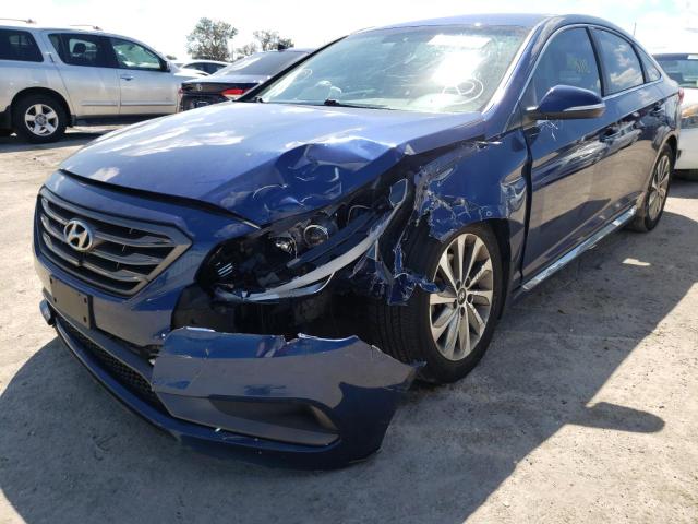 Photo 2 from auction – 2016 HYUNDAI SONATA SPO with VIN 5NPE34AF2GH299382