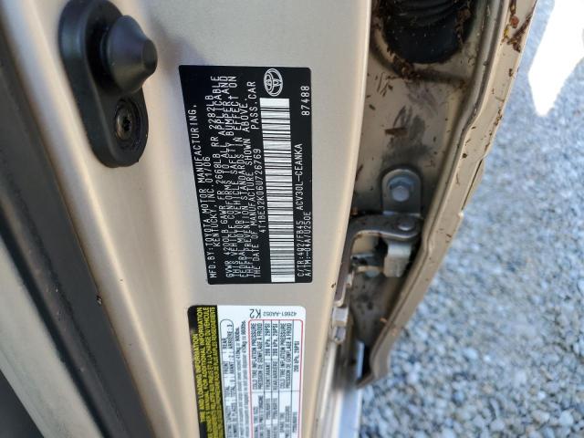 Photo 10 from auction – 2006 TOYOTA CAMRY LE with VIN 4T1BE32K06U726769