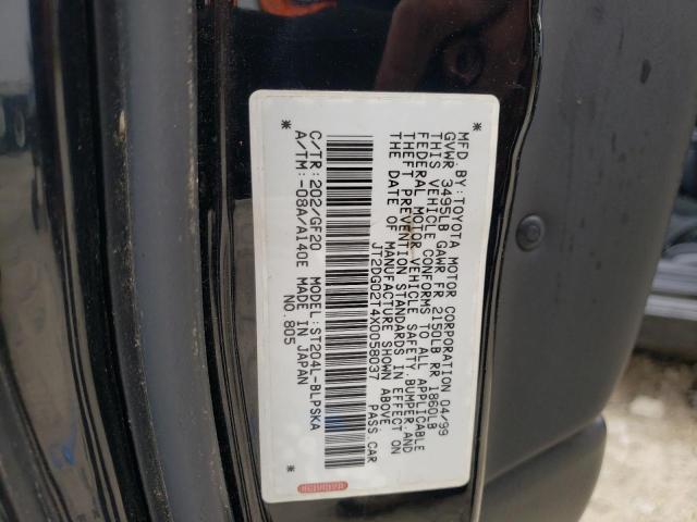 Photo 10 from auction – 1999 TOYOTA CELICA GT with VIN JT2DG02T4X0058037