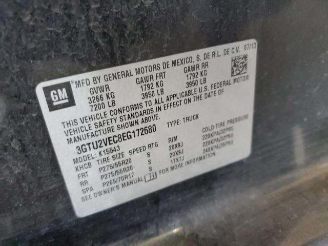 Photo 10 from auction – 2014 GMC SIERRA K15 with VIN 3GTU2VEC8EG172680