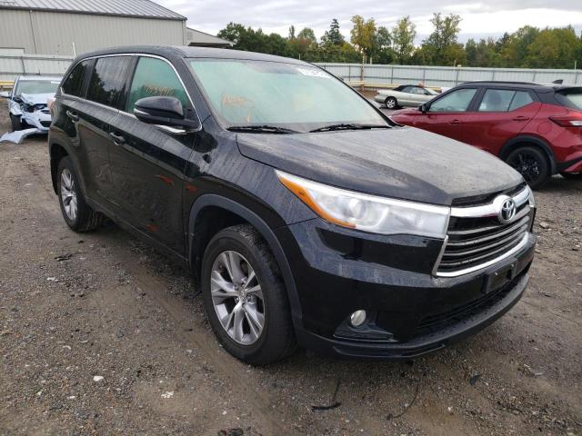 TOYOTA HIGHLANDER 2015 with VIN 5TDBKRFH1FS115569 - Photo from auction