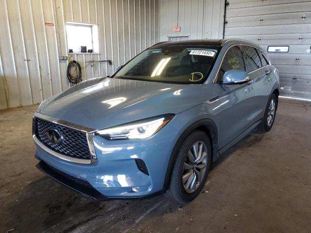 Photo 2 from auction – 2022 INFINITI QX50 ESSEN with VIN 3PCAJ5CB5NF119165