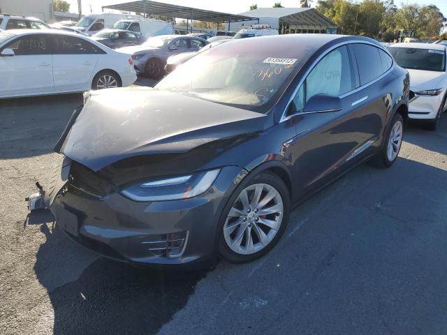 Photo 2 from auction – 2016 TESLA MODEL X with VIN 5YJXCBE49GF002466