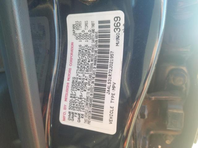 Photo 10 from auction – 2002 MITSUBISHI MONTERO SP with VIN JA4LS31R72J021957
