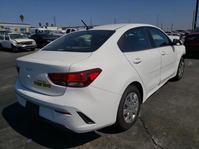 Photo 4 from auction – 2022 KIA RIO LX with VIN 3KPA24AD2NE444552