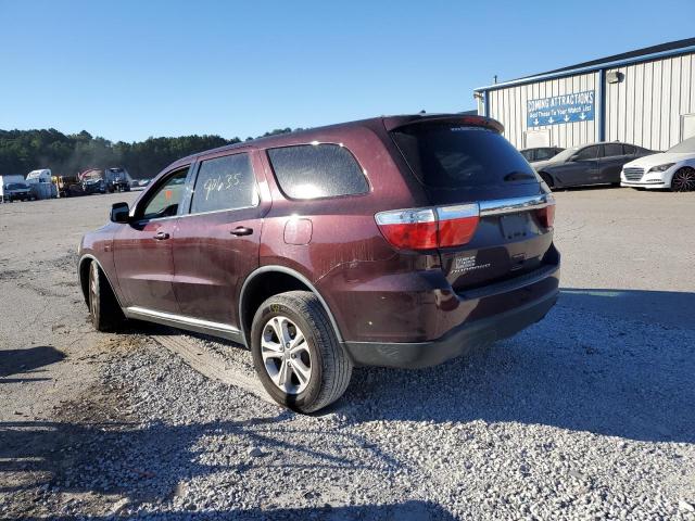 Photo 3 from auction – 2012 DODGE DURANGO SX with VIN 1C4RDHAGXCC210646