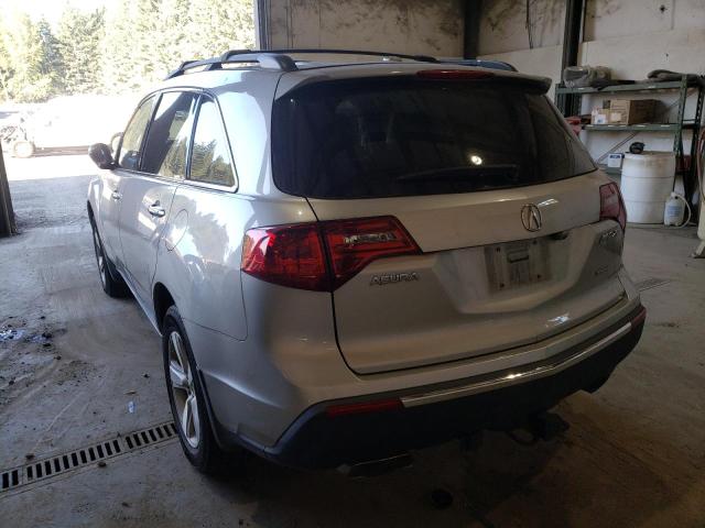 Photo 3 from auction – 2011 ACURA MDX TECHNO with VIN 2HNYD2H61BH500382