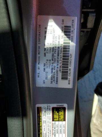 Photo 10 from auction – 2013 MAZDA SPEED 3 with VIN JM1BL1L31D1789478