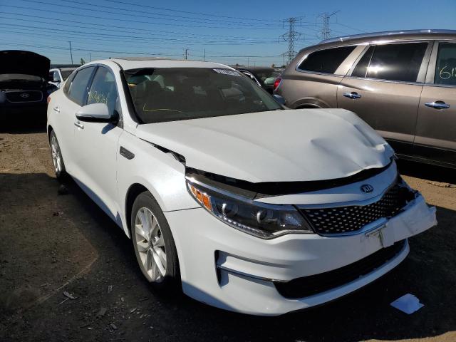 KIA OPTIMA EX 2016 with VIN 5XXGU4L3XGG047612 - Photo from auction