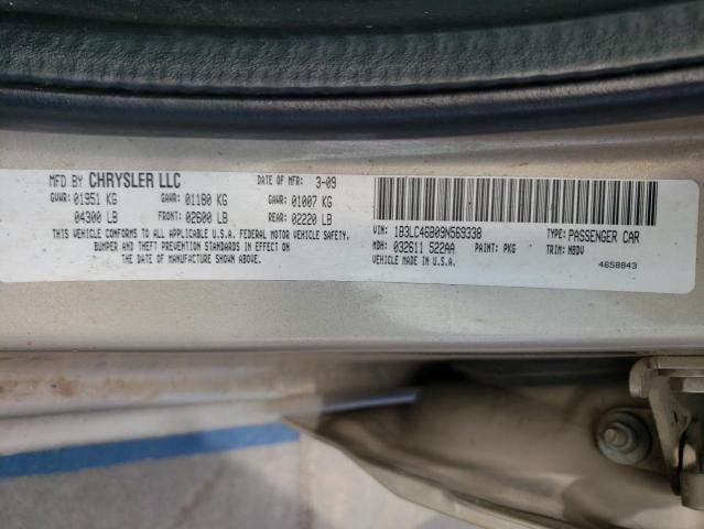 Photo 10 from auction – 2009 DODGE AVENGER SE with VIN 1B3LC46B09N569338