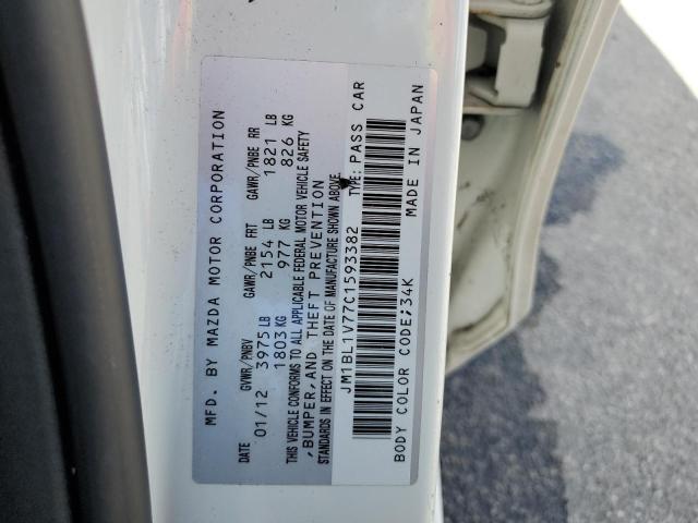 Photo 10 from auction – 2012 MAZDA 3 I with VIN JM1BL1V77C1593382