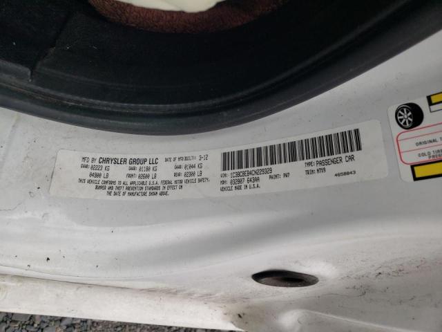 Photo 10 from auction – 2012 CHRYSLER 200 TOURIN with VIN 1C3BCBEB4CN229329