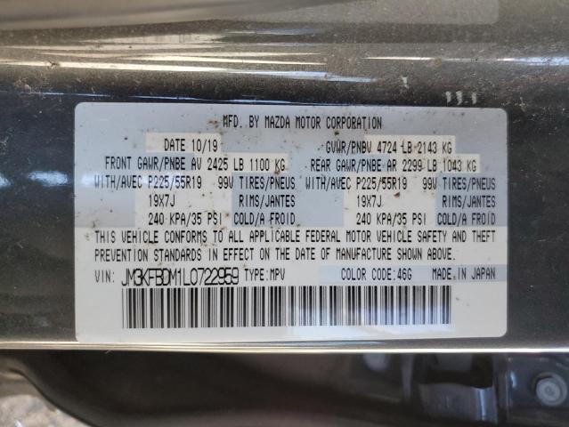 Photo 10 from auction – 2020 MAZDA CX-5 GRAND with VIN JM3KFBDM1L0722959