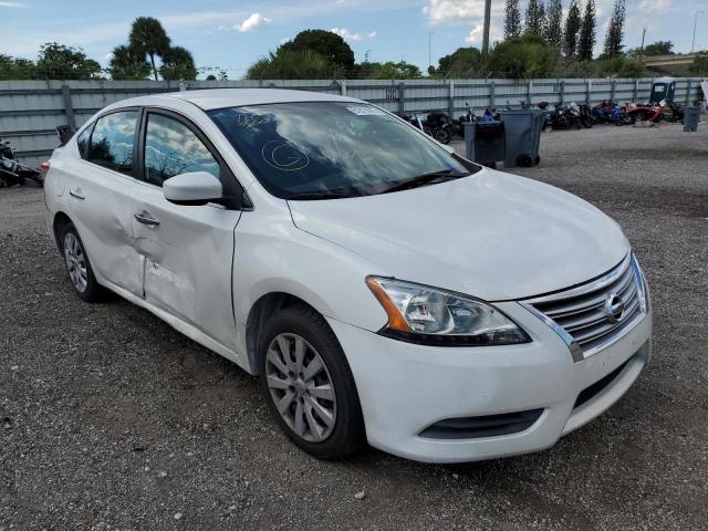 NISSAN SENTRA S 2014 with VIN 3N1AB7AP5EL663841 - Photo from auction