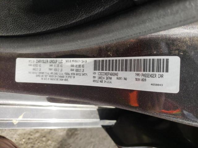 Photo 10 from auction – 2015 CHRYSLER 200 LIMITE with VIN 1C3CCCAB3FN602042