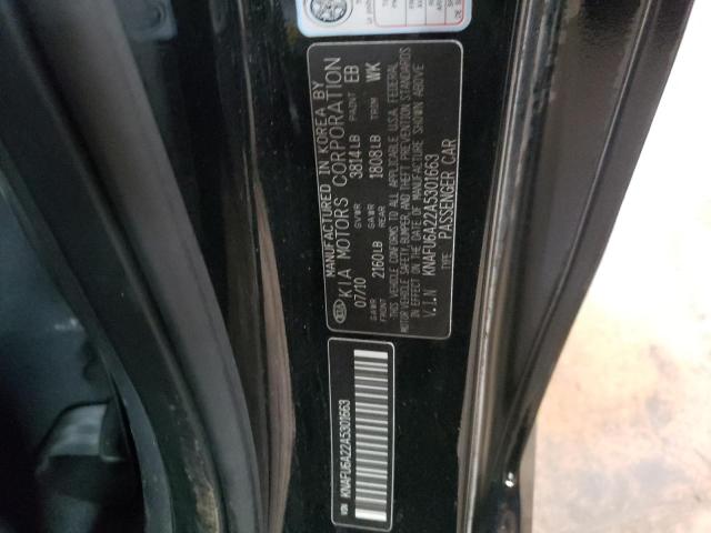 Photo 10 from auction – 2010 KIA FORTE EX with VIN KNAFU6A22A5301663