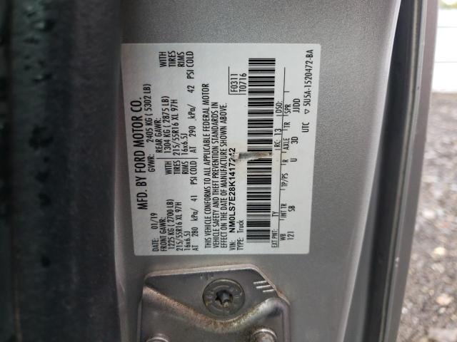 Photo 10 from auction – 2019 FORD TRANSIT CO with VIN NM0LS7E28K1417242
