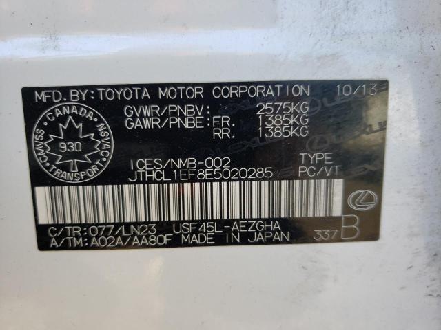 Photo 10 from auction – 2014 LEXUS LS 460 with VIN JTHCL1EF8E5020285