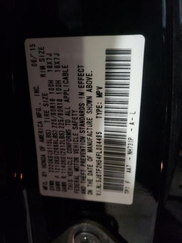 Photo 10 from auction – 2015 HONDA CROSSTOUR with VIN 5J6TF2H54FL004495