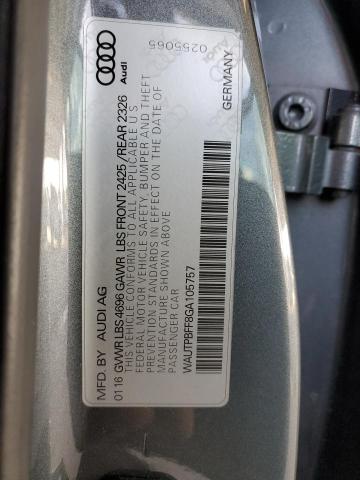 Photo 10 from auction – 2016 AUDI A3 E-TRON with VIN WAUTPBFF8GA105757