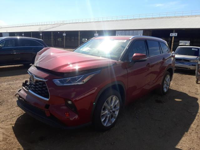 Photo 2 from auction – 2021 TOYOTA HIGHLANDER with VIN 5TDYZRAH9MS537633