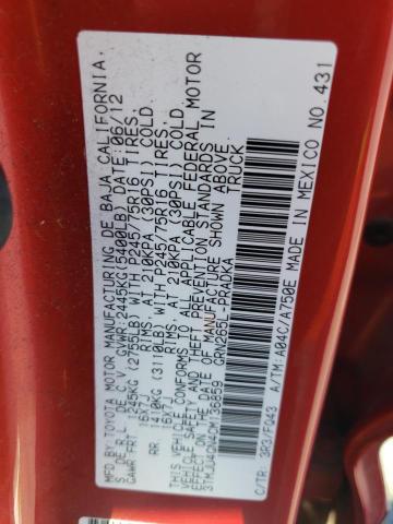 Photo 10 from auction – 2012 TOYOTA TACOMA DOU with VIN 3TMJU4GN4CM136859