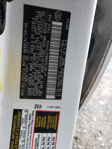 Photo 10 from auction – 2011 TOYOTA CAMRY BASE with VIN 4T1BF3EK8BU724464
