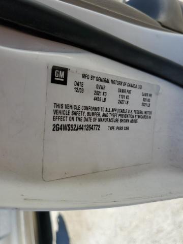 Photo 10 from auction – 2004 BUICK CENTURY CU with VIN 2G4WS52J441264772