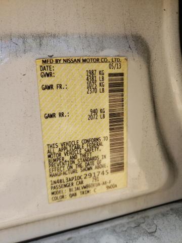 Photo 10 from auction – 2013 NISSAN ALTIMA 3.5 with VIN 1N4BL3AP1DC291745