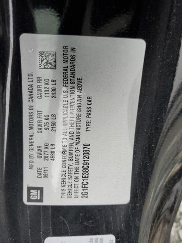 Photo 10 from auction – 2012 CHEVROLET CAMARO LT with VIN 2G1FC1E38C9120870