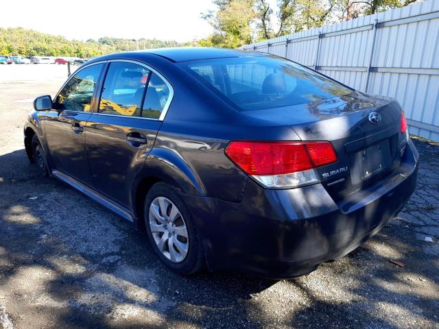 Photo 3 from auction – 2011 SUBARU LEGACY 2.5 with VIN 4S3BMBA6XB3226253