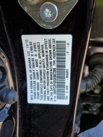 Photo 10 from auction – 2016 HONDA CIVIC LX with VIN 19XFC2F52GE007209