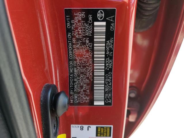 Photo 10 from auction – 2011 TOYOTA PRIUS with VIN JTDKN3DUXB1427143
