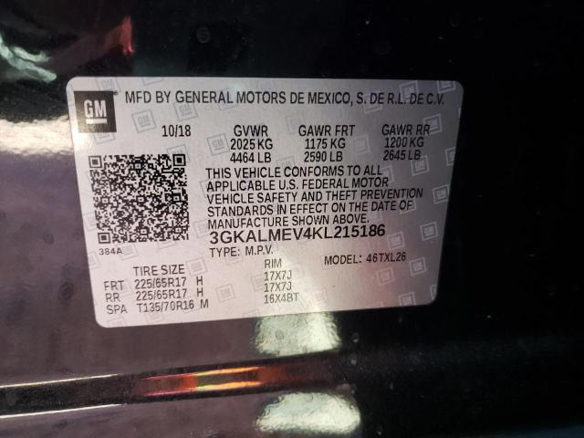 Photo 10 from auction – 2019 GMC TERRAIN SL with VIN 3GKALMEV4KL215186