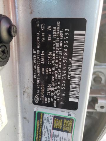 Photo 10 from auction – 2015 KIA OPTIMA EX with VIN 5XXGN4A76FG496593