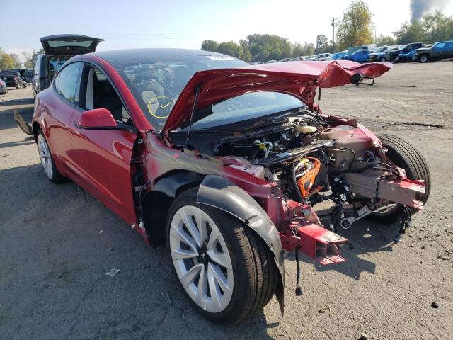 TESLA MODEL 3 2022 with VIN 5YJ3E1EB9NF192512 - Photo from auction