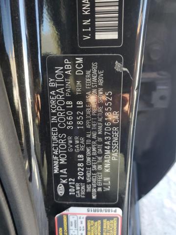 Photo 10 from auction – 2013 KIA RIO LX with VIN KNADM4A37D6185525