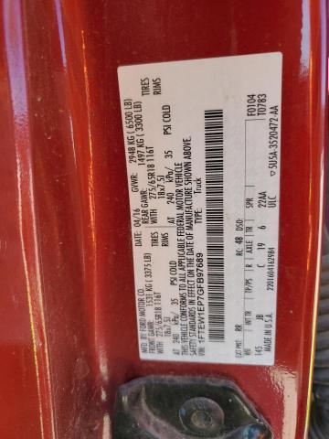 Photo 10 from auction – 2016 FORD F150 SUPER with VIN 1FTEW1EP7GFB97689