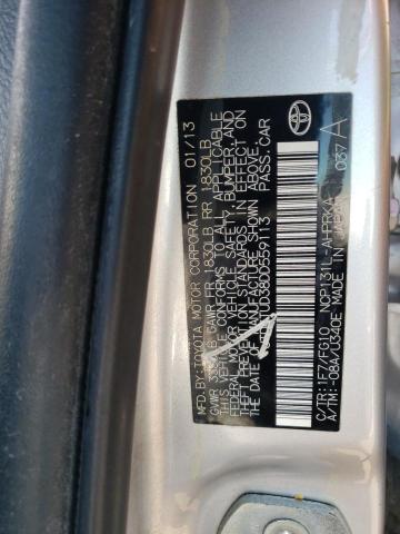 Photo 10 from auction – 2013 TOYOTA YARIS with VIN JTDKTUD38DD559113