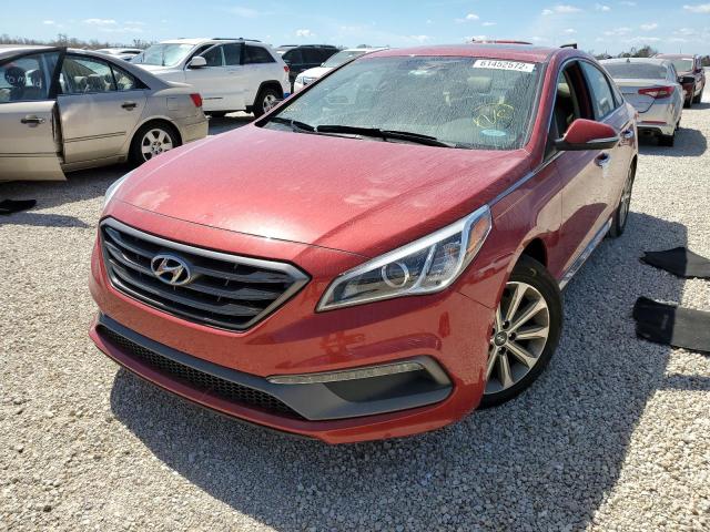 Photo 2 from auction – 2017 HYUNDAI SONATA SPO with VIN 5NPE34AF5HH498329