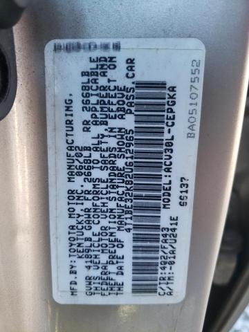 Photo 10 from auction – 2002 TOYOTA CAMRY LE with VIN 4T1BE32K82U612965