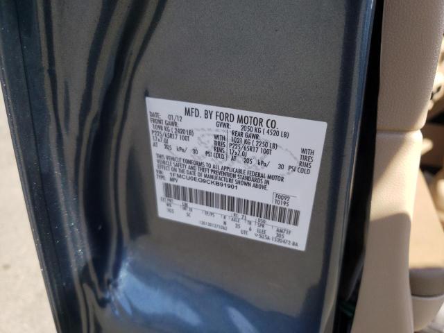 Photo 10 from auction – 2012 FORD ESCAPE LIM with VIN 1FMCU0EG9CKB91901