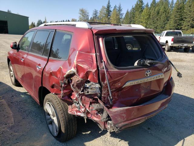 Photo 3 from auction – 2010 TOYOTA HIGHLANDER with VIN 5TDDK3EH2AS006800
