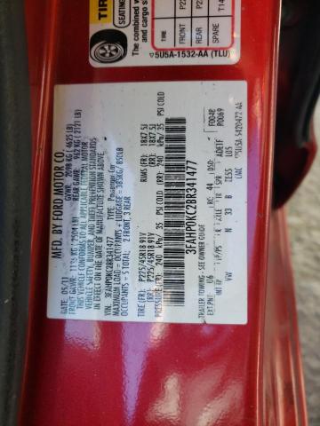 Photo 10 from auction – 2011 FORD FUSION SPO with VIN 3FAHP0KC2BR341477