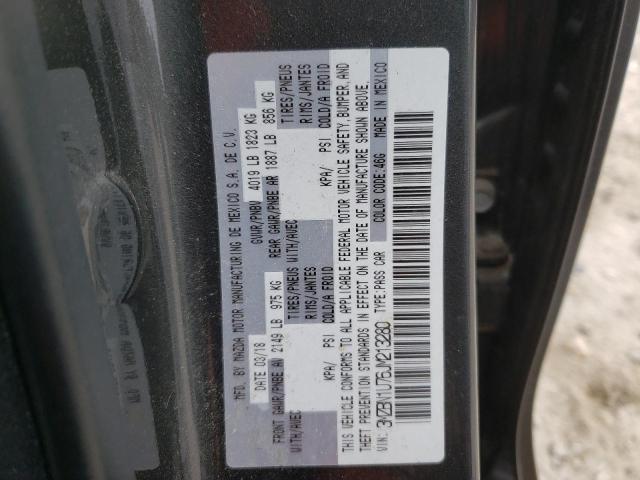 Photo 10 from auction – 2018 MAZDA 3 SPORT with VIN 3MZBN1U76JM213280