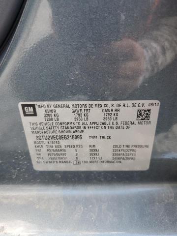 Photo 10 from auction – 2014 GMC SIERRA K15 with VIN 3GTU2VEC0EG218096