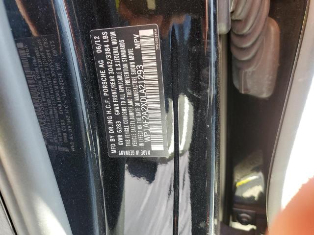 Photo 10 from auction – 2013 PORSCHE CAYENNE with VIN WP1AF2A2XDLA21293